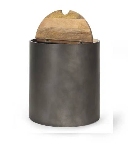 Eclipse end/side table with flip top