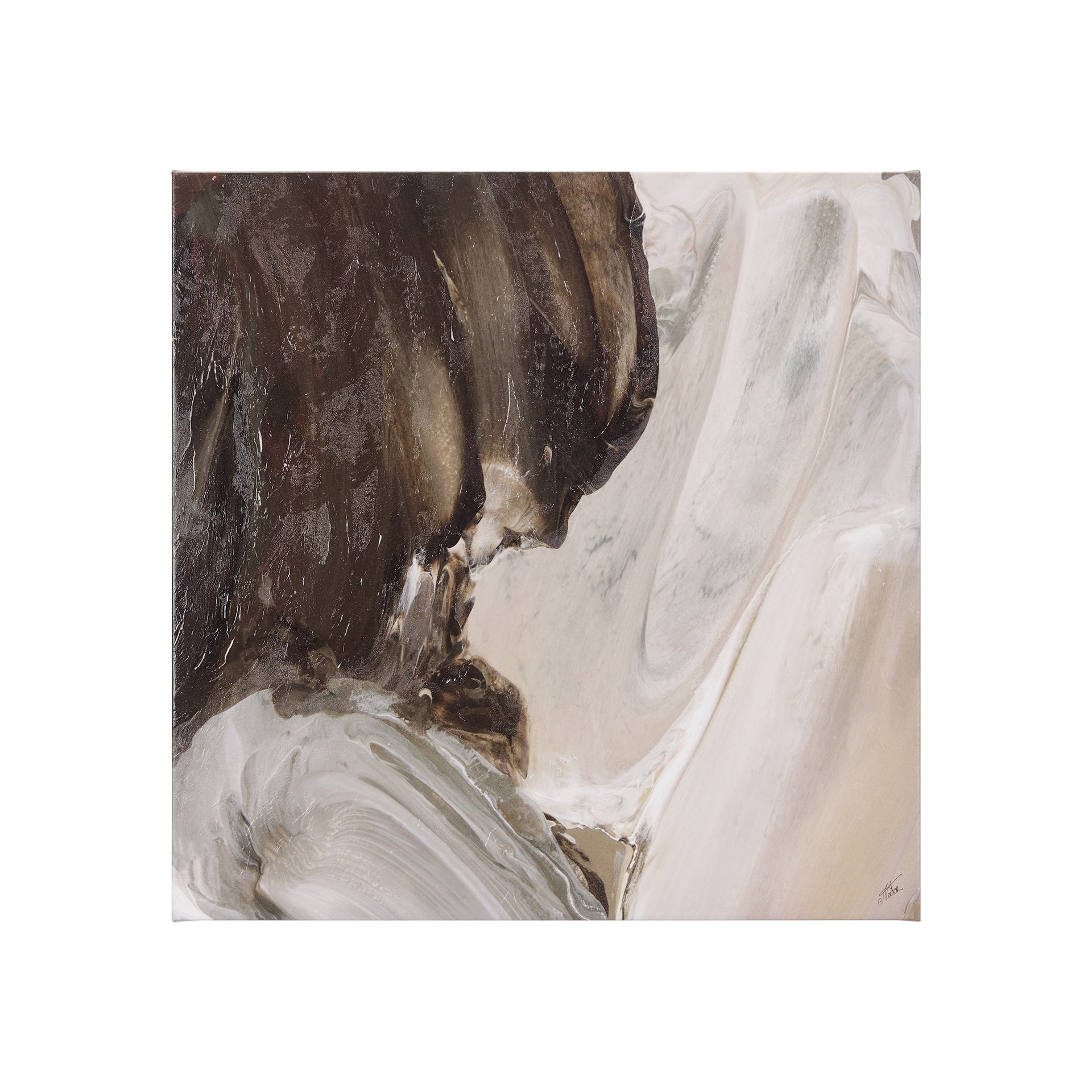 Harmonic I Textured Canvas 30X30