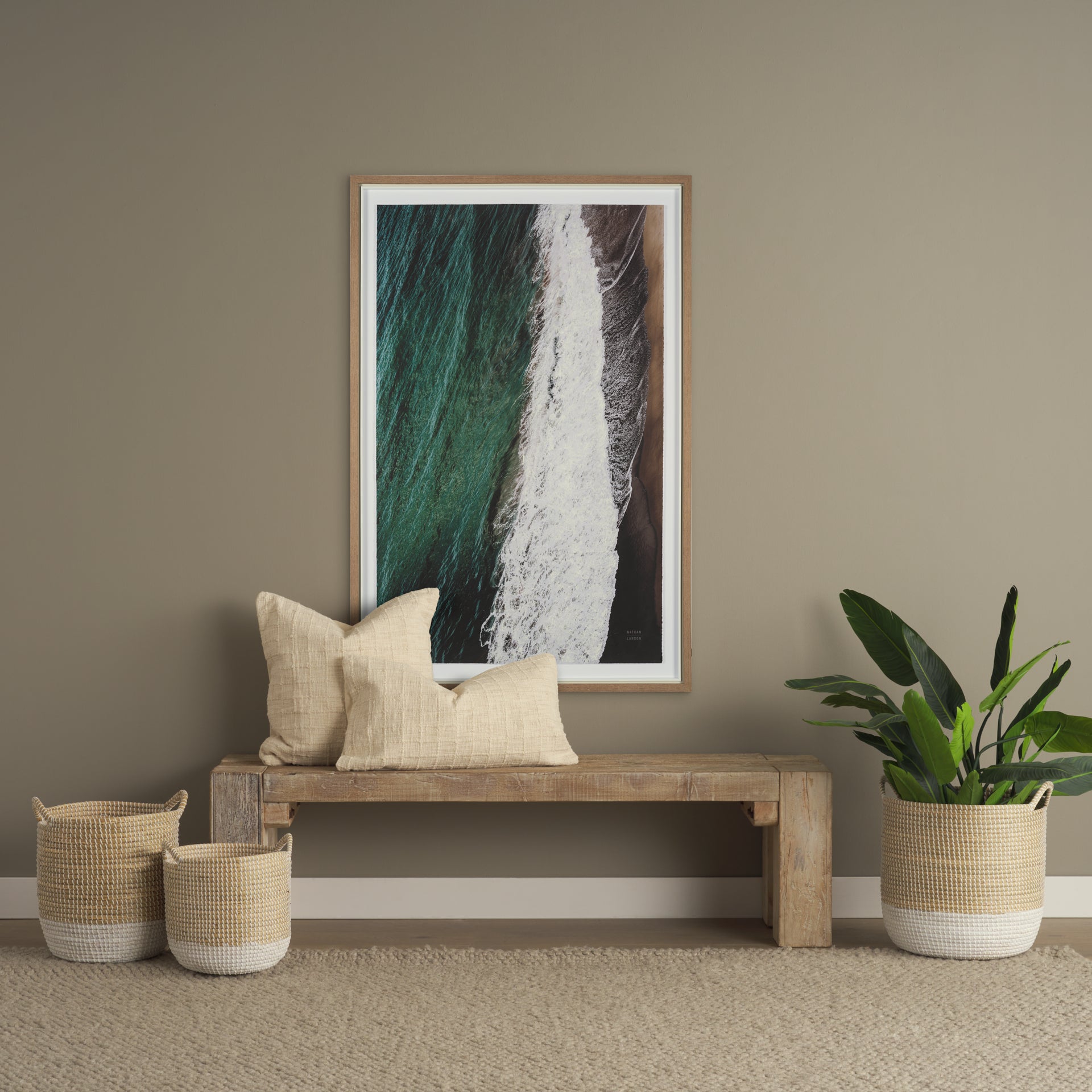 Move Gently Framed Photo Art 41.5Lx 61.5H