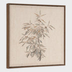 Quiet Botanica I, Hand Painted Canvas
