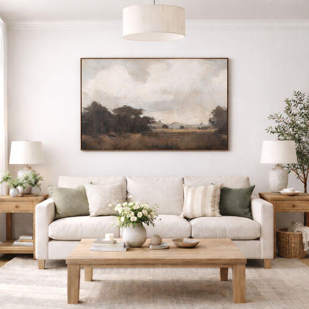 Pastoral Calm Hand Painted Canvas