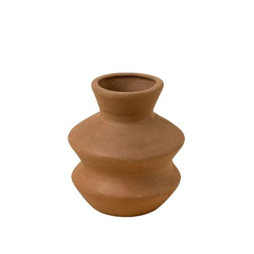 Wave Terracotta Bud Vase
