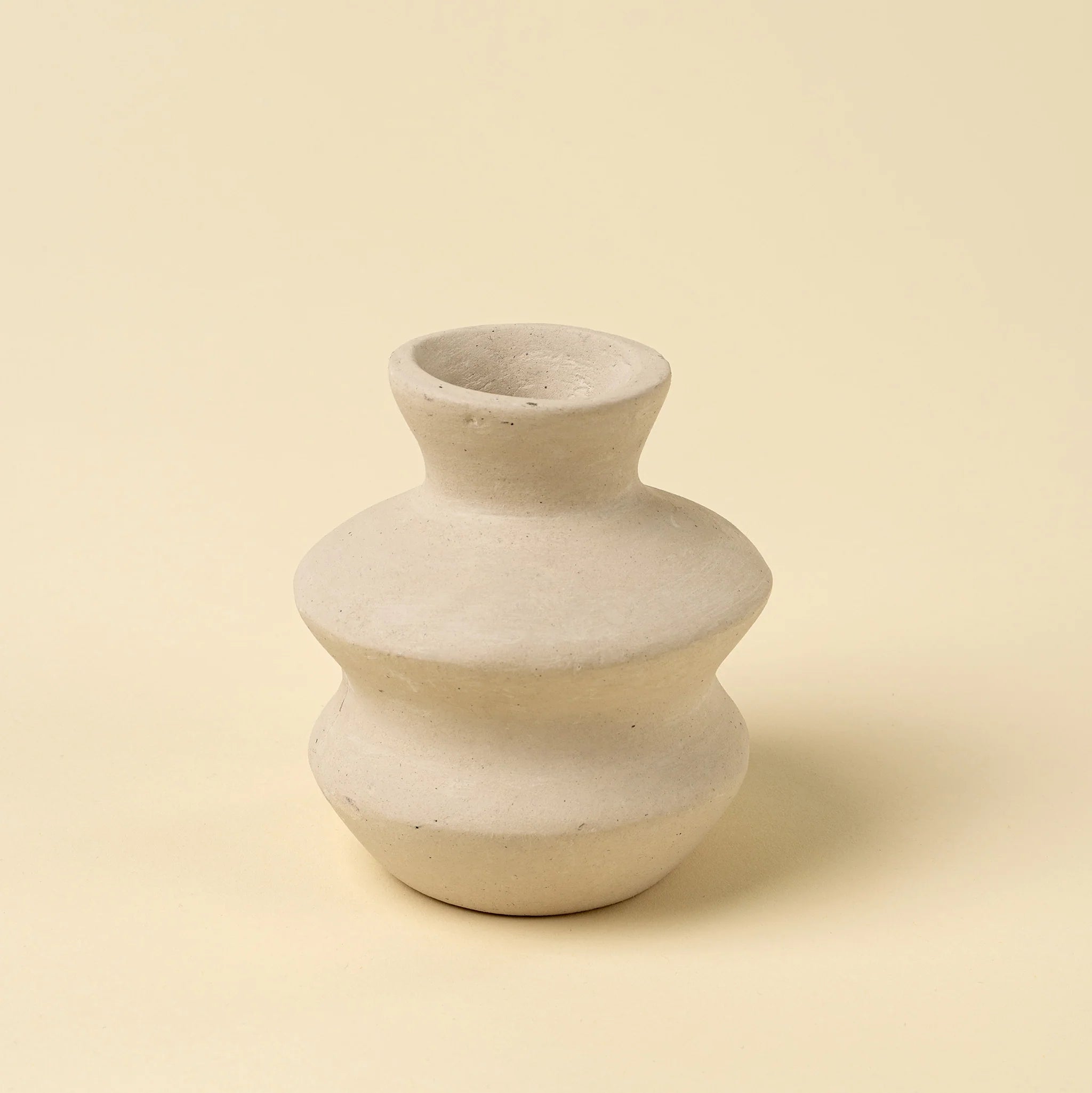 Wave Paper Mache Bud Vase