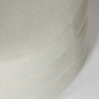 Fiel Ottoman - Velvet Ecru