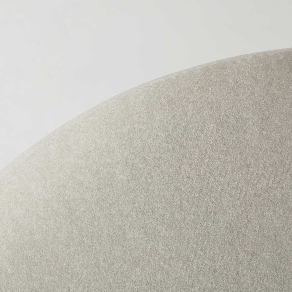 Fiel Ottoman - Velvet Ecru