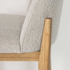 Fawcett Counter Stool - Taupe Boucle - Blonde