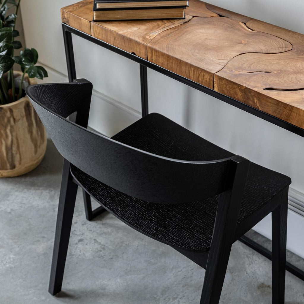 Astrid Stackable Chair - Black