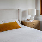 Josie King Storage Bed - Cream