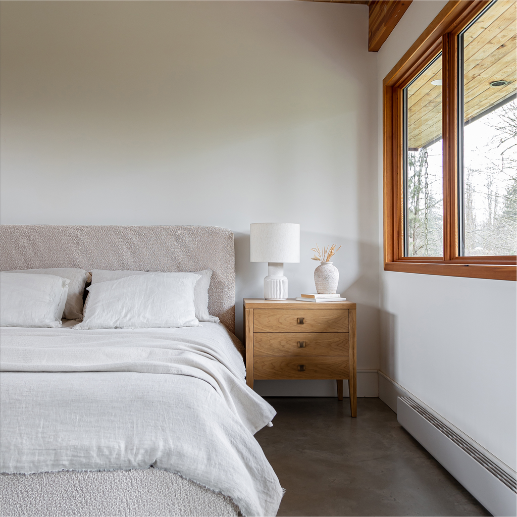 Faye Queen Bed Short - Truffle