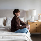 Faye King Bed Short - Truffle