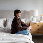 Faye Queen Bed Short - Truffle