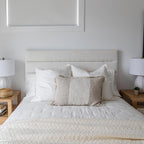 Justin Double Storage Bed Tall - Cream