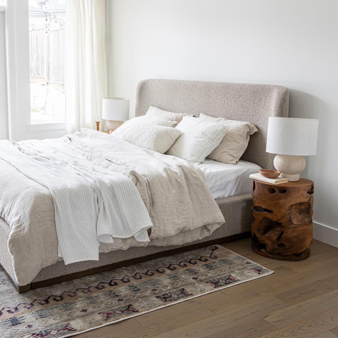 Faye King Bed Short - Truffle