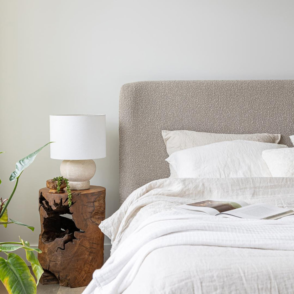 Faye Queen Bed Short - Truffle