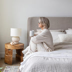 Faye Queen Bed Short - Truffle