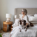 Faye Queen Bed Short - Truffle