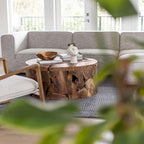 Natura Flow Round Coffee Table