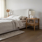 Faye Queen Bed Short - Off White