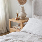 Faye Queen Bed Short - Off White