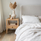 Faye Queen Bed Short - Off White