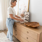 Hara 9 Drawer Dresser - Natural Oak