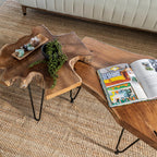 Natura Hairpin Nesting Table - L