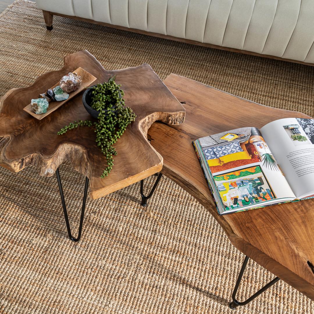 Natura Hairpin Nesting Table - L