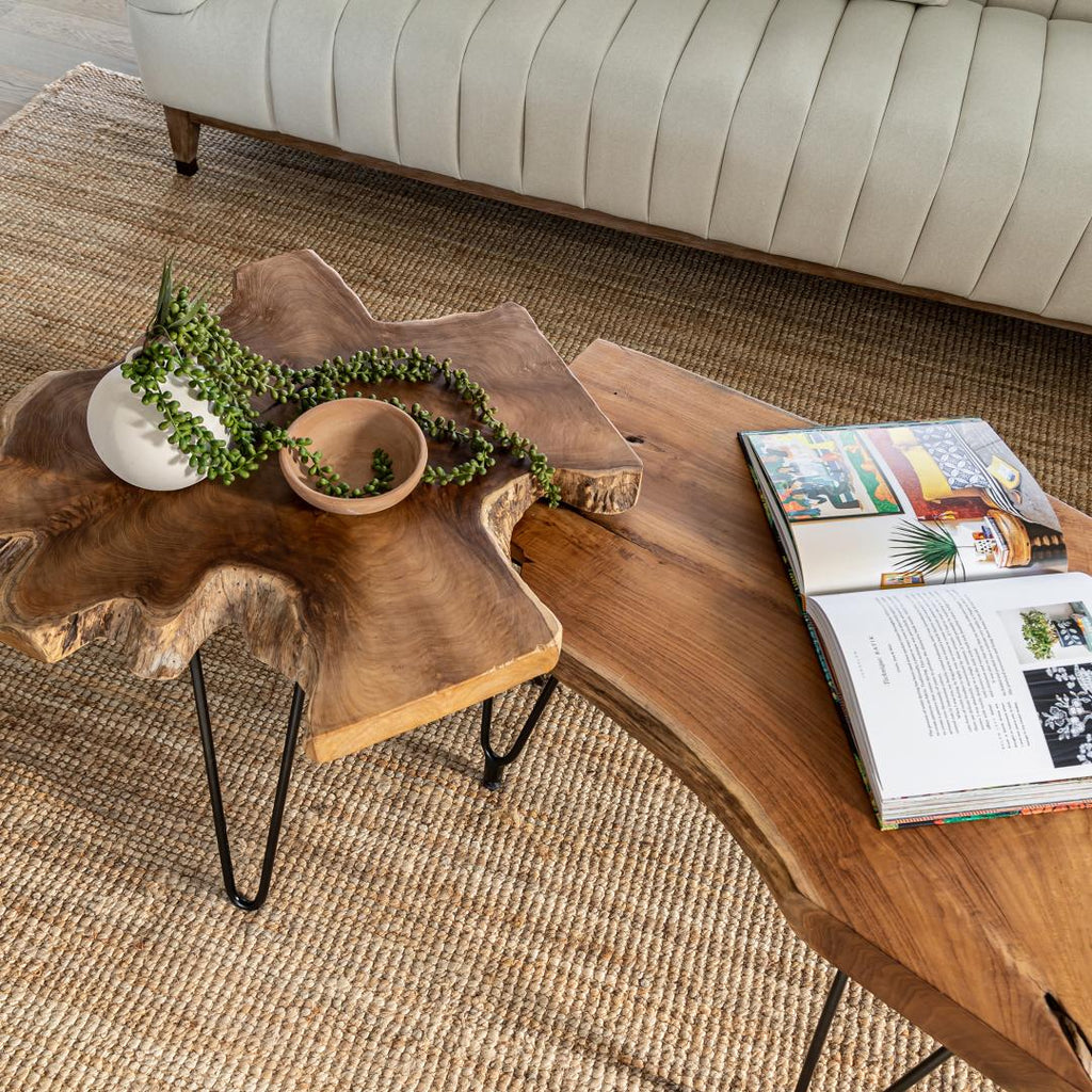 Natura Hairpin Nesting Table - L