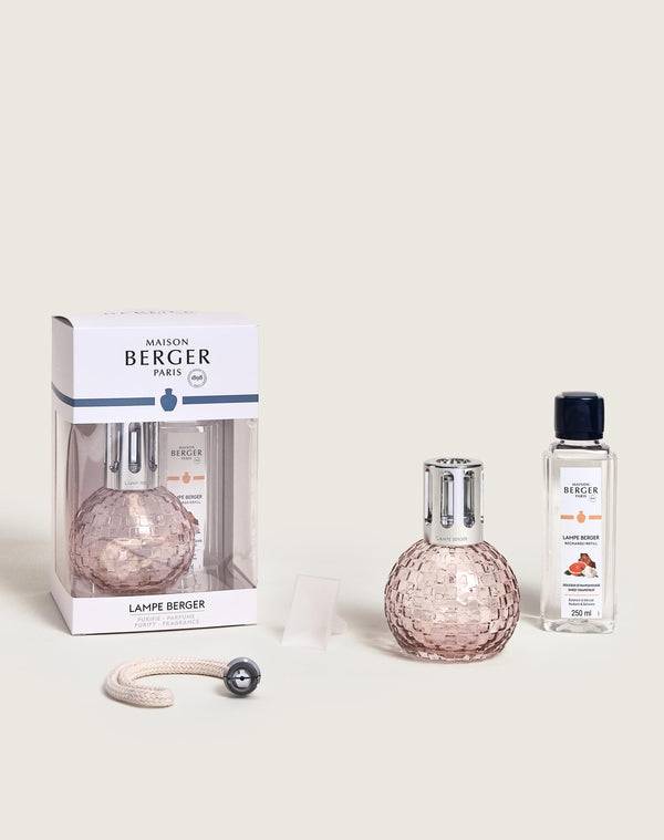Lampe Berger Disco Rose Gift Set + 250ml Black Angelica