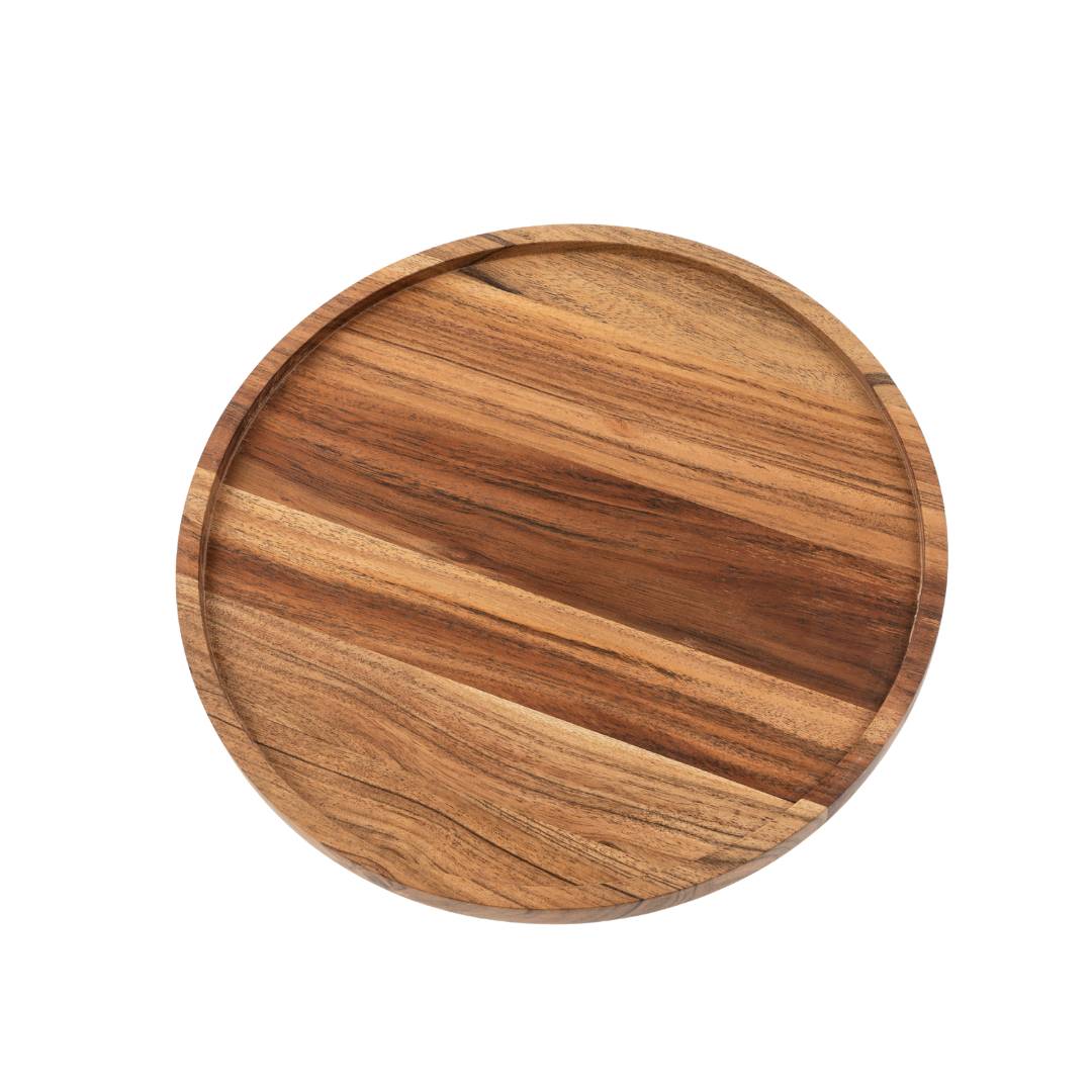 Heritage Round Tray Acacia Wood