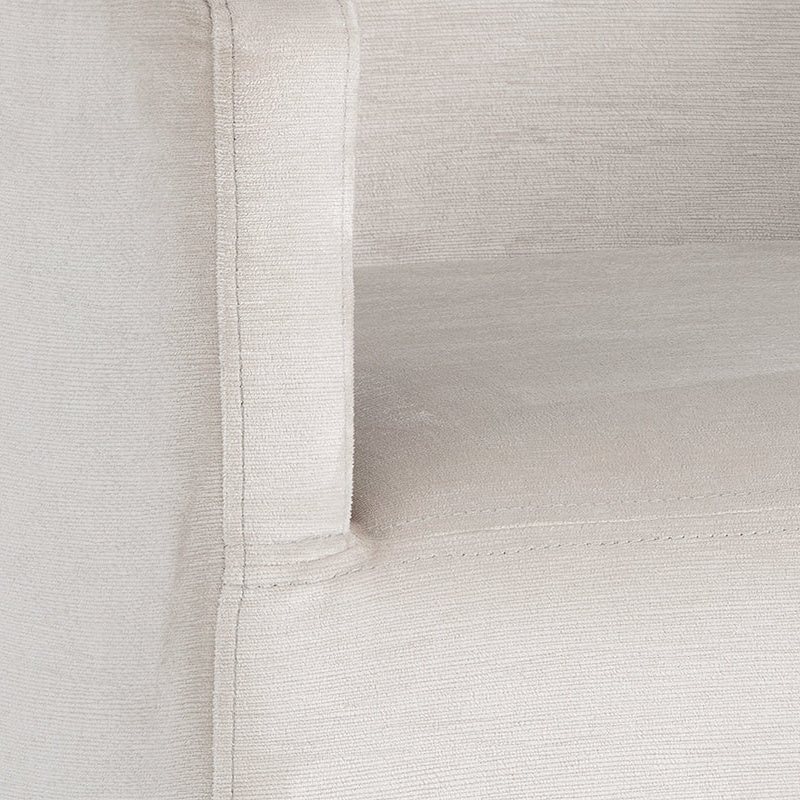 Zane Wheeled Dining Armchair