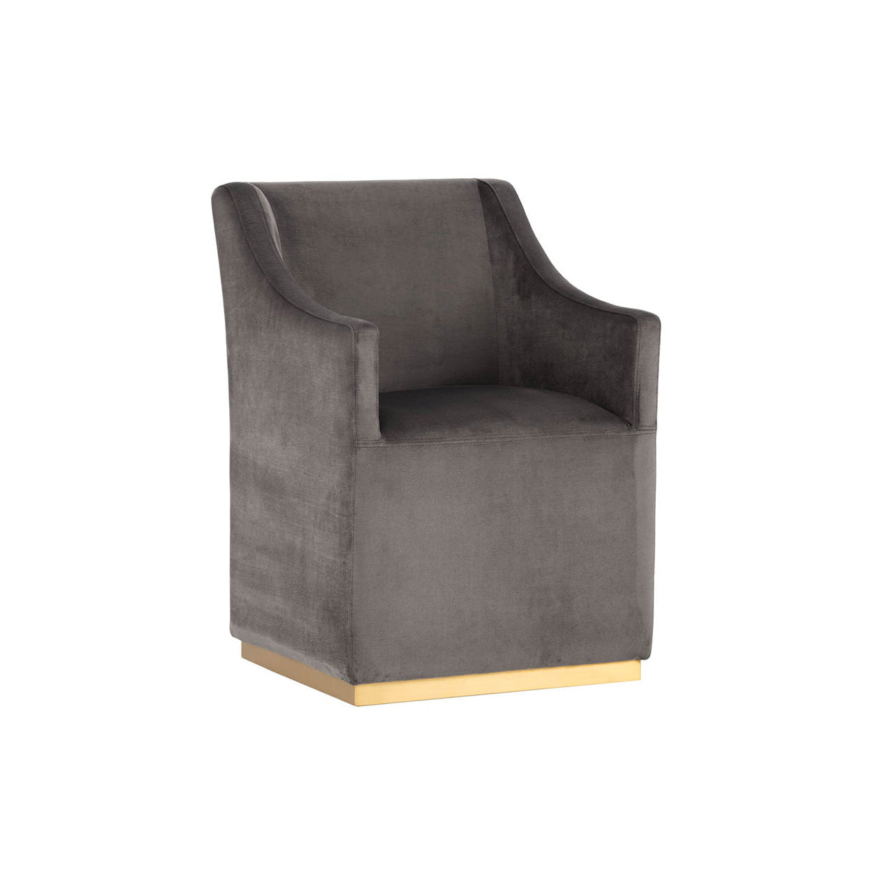 Zane Wheeled Dining Armchair