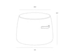 Mitchell ottoman round