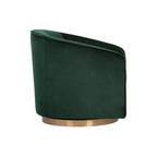 Hazel Swivel Lounge Chair - Gold