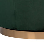 Hazel Swivel Lounge Chair - Gold