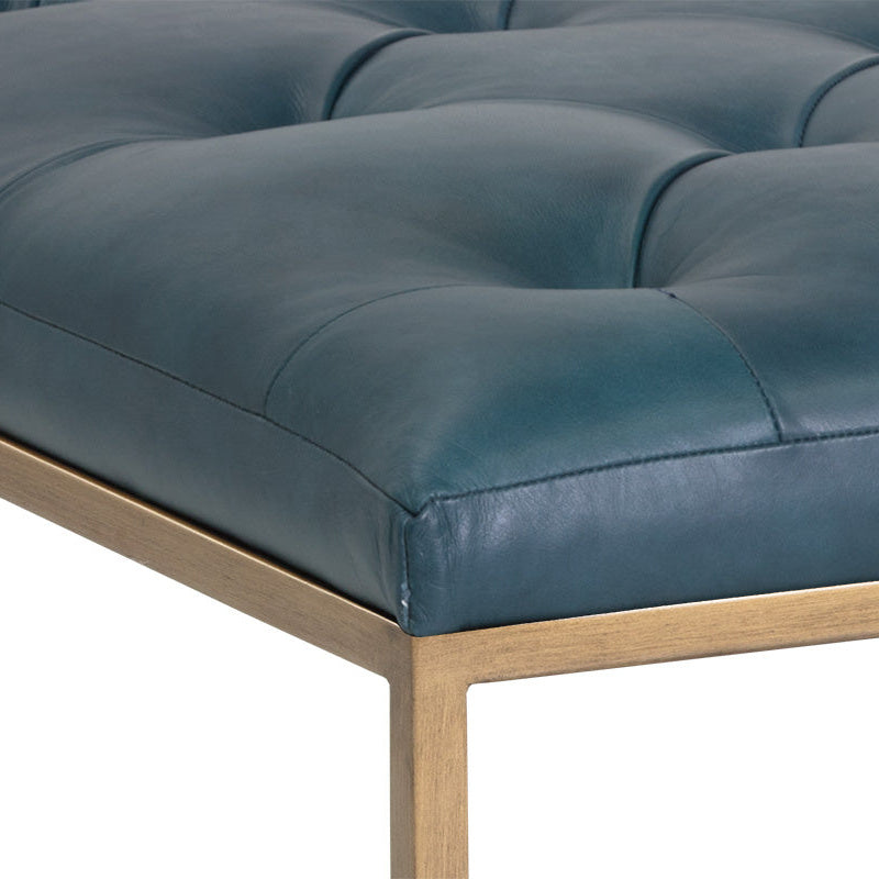 Endall Ottoman - Antique Brass