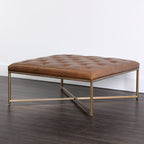 Endall Ottoman - Antique Brass