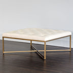 Endall Ottoman - Antique Brass
