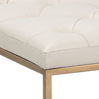 Endall Ottoman - Antique Brass