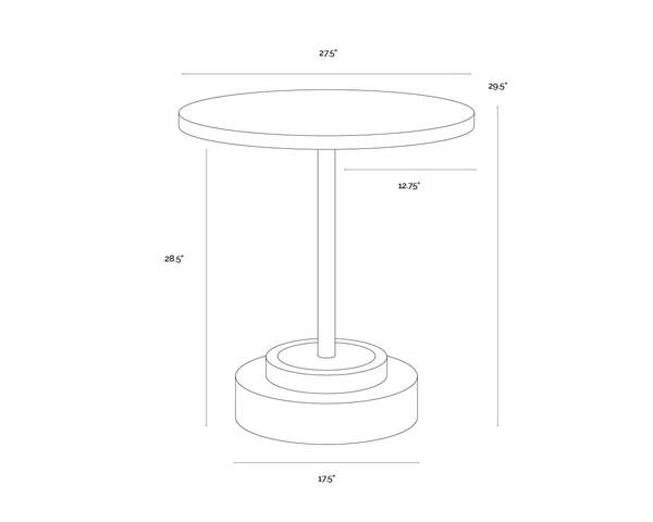 Marlowe Bistro Table - 27.5"