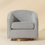 Hazel Swivel Lounge Chair - Gold