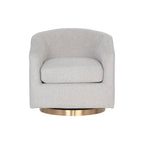 Hazel Swivel Lounge Chair - Gold