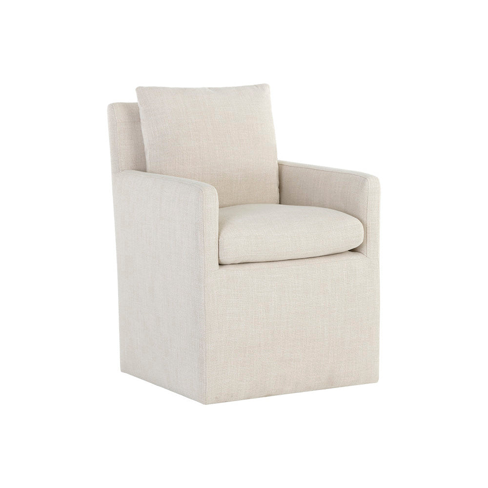 Glenrose Wheeled Dining Armchair