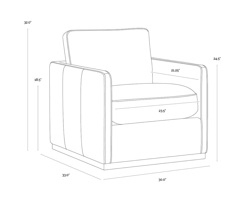 Portman Swivel Lounge Chair
