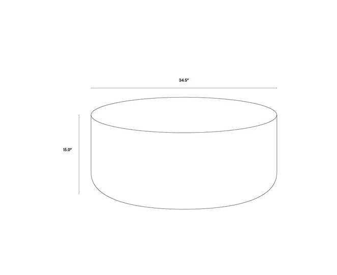 Diaz Coffee Table - Grey