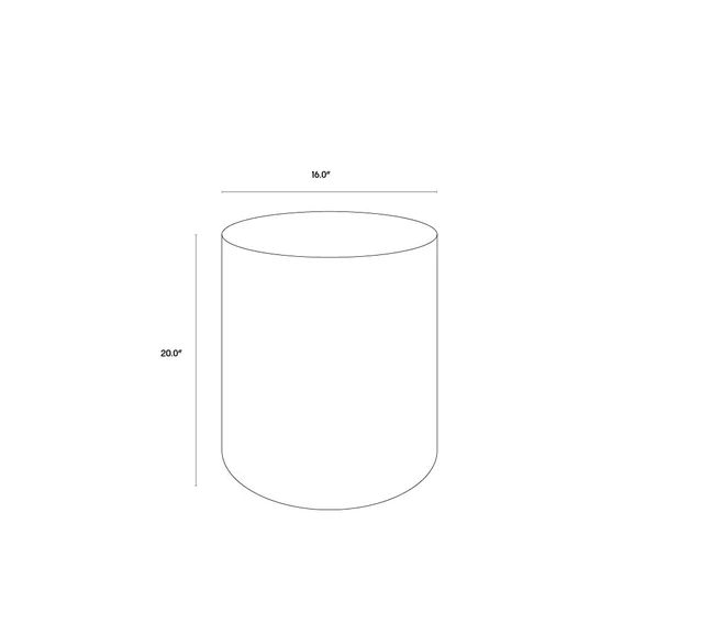 Diaz End Table - Grey