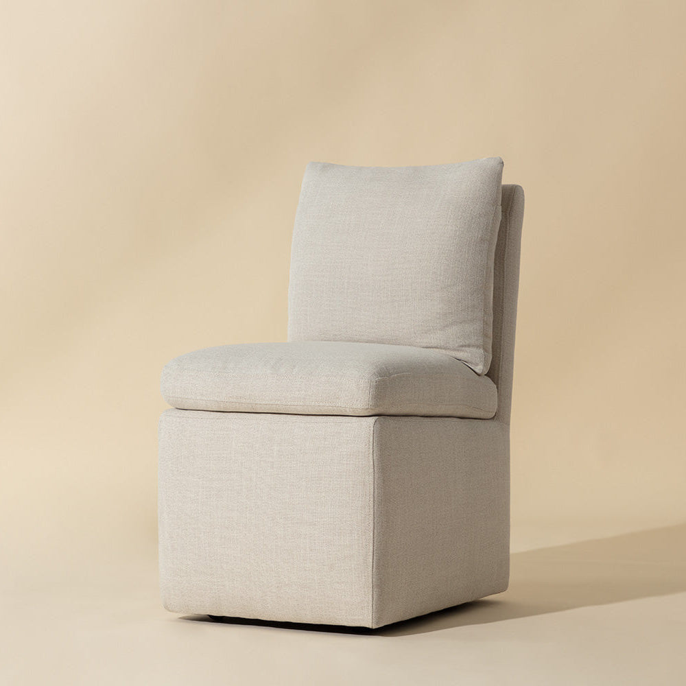 Glenrose Wheeled Dining Chair