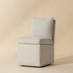 Glenrose Wheeled Dining Chair