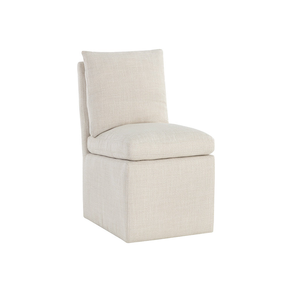 Glenrose Wheeled Dining Chair