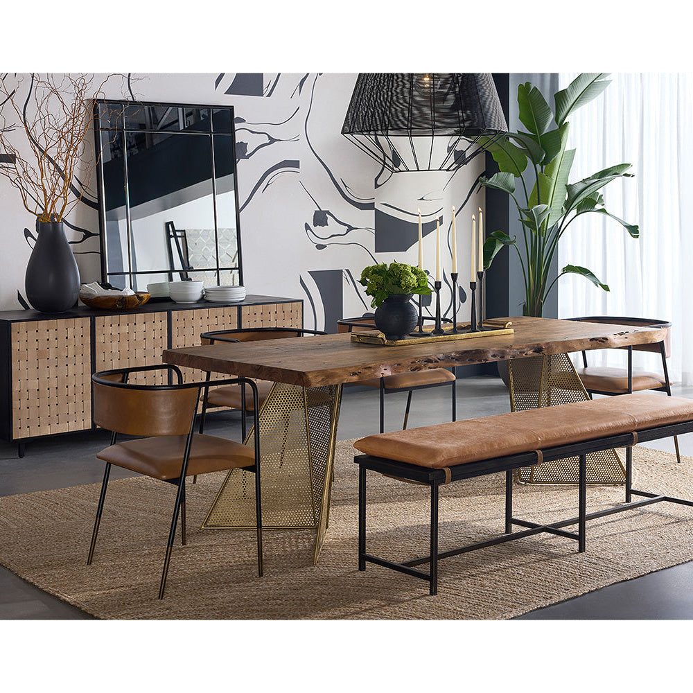 Zancor Bench - Gunmetal